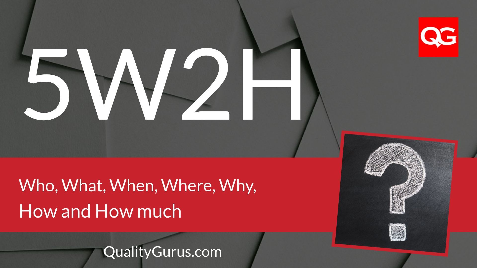 Five Whys and Two Hows to Understand a Problem Quality Gurus